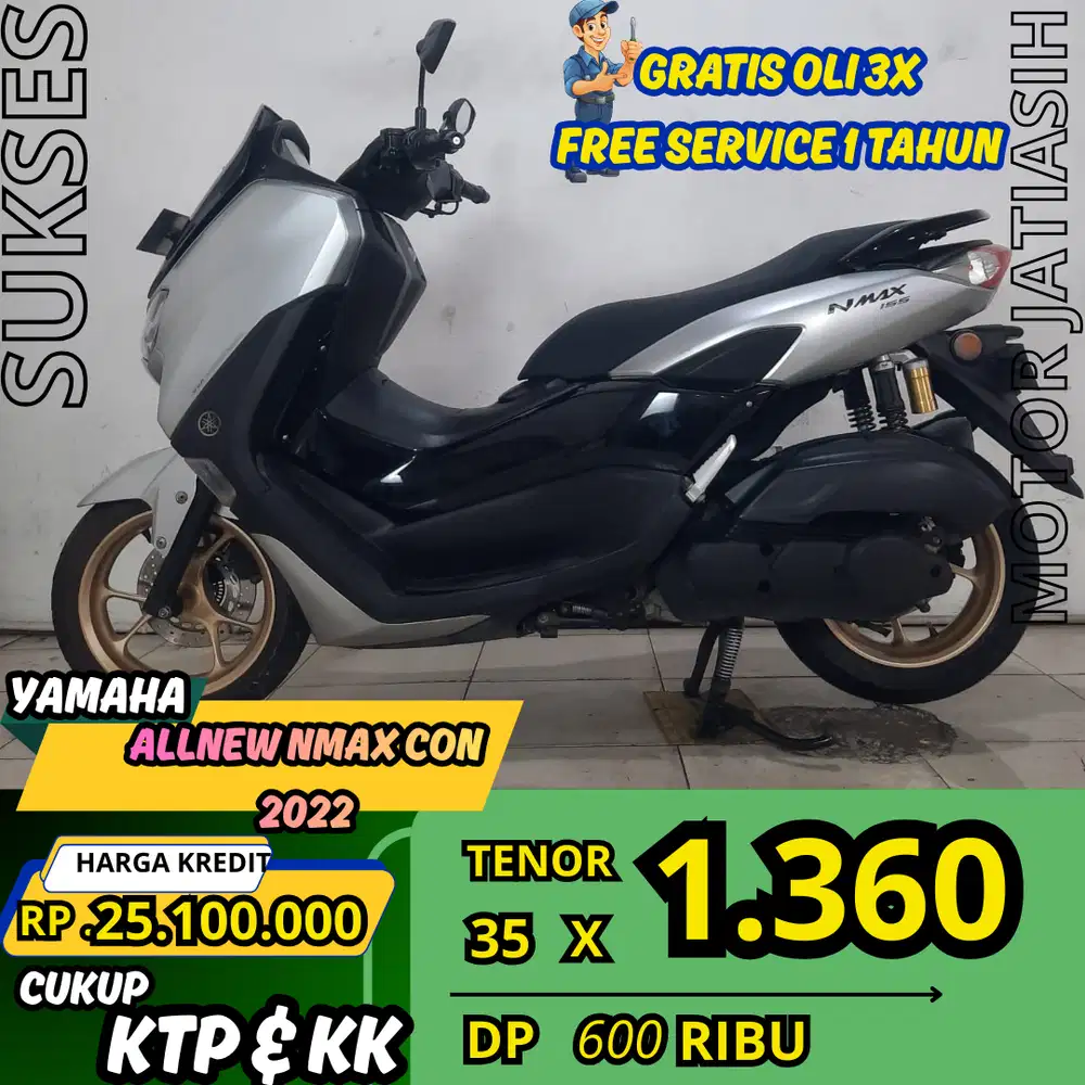 PROMO SPESIAL YAMAHA ALLNEW NMAX CON 2022 DP 600 DATA BISA DIBANTU