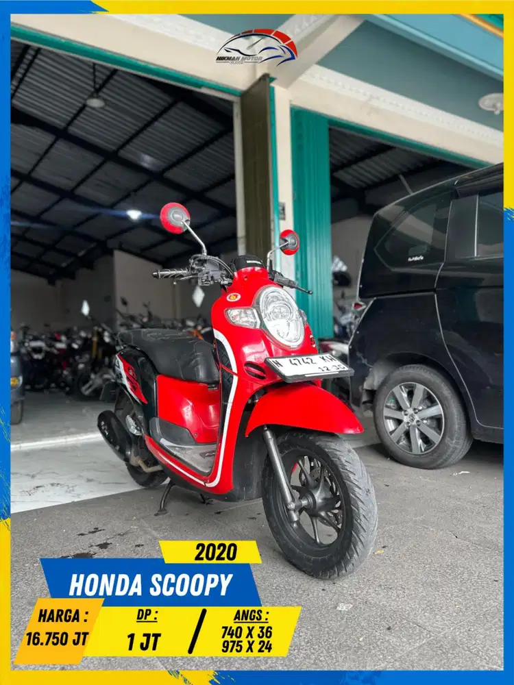 HONDA SCOOPY 2020 GASSKEUN BOSSKU HIKMAH MOTOR KEPUH MALANG