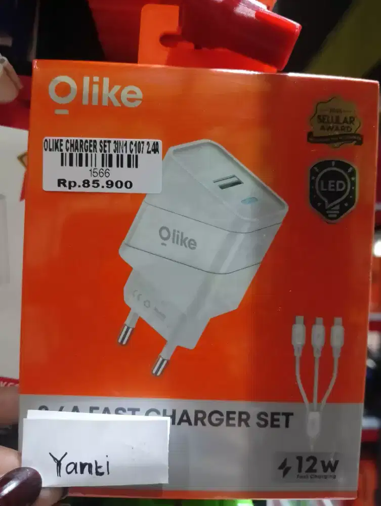 OLIKE CHARGER SET 3IN1 C107 2.4A | ATLANTIS DAHSYAT