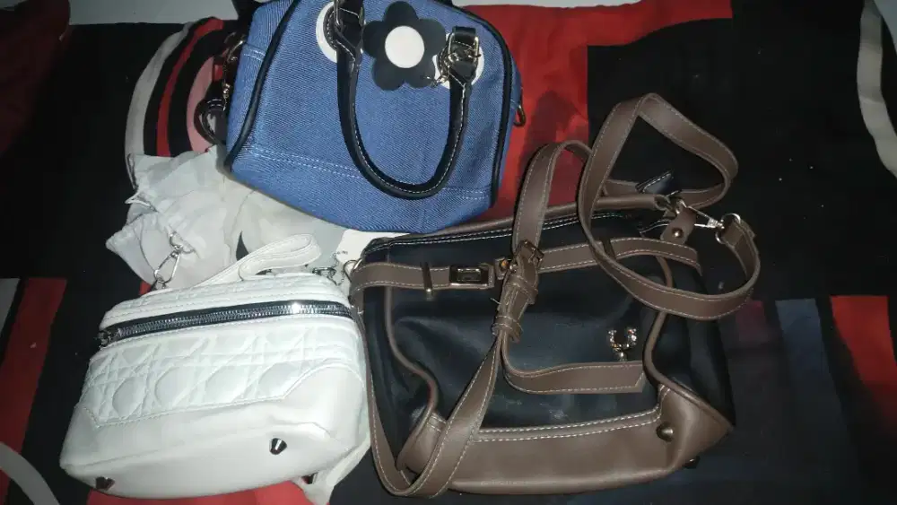 3 pcs Tas wanita akachi BARU