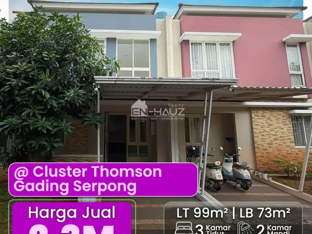 (MC) DiJual Cluster Thomson Gading serpong