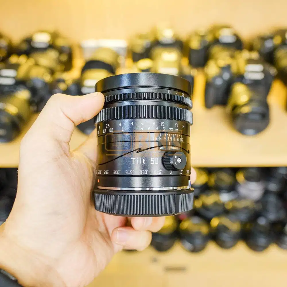 Lensa Ttartisan Tilt 50mm 1.4 for Canon EOS R Fullset Mulus
