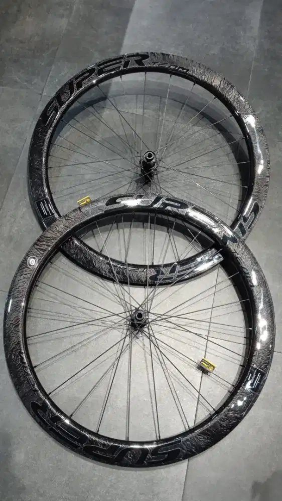 WHEELSET ROADBIKE SUPERTEAM 50MM DISCBRAKE CARBON CERAMICS CX6 BARU
