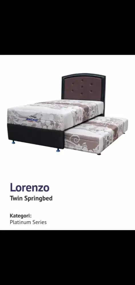 Kasur Sorong 120x200 merk BIGLAND type Lorenzo