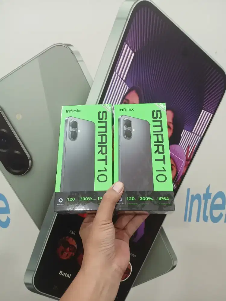 [ Fast respon WA ] Infinix Smart 10 4+4/128 Garansi resmi 1thn