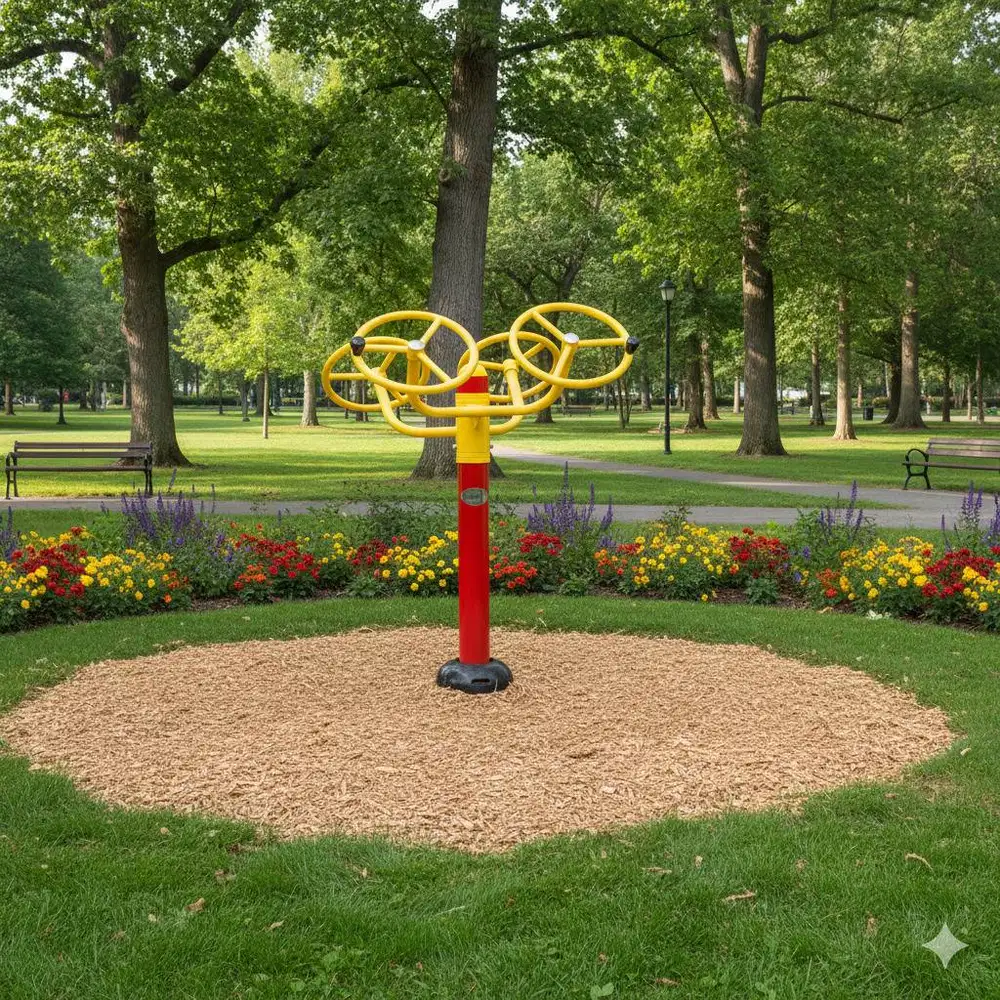 warming arm 4 circle alat fitness outdoor taman