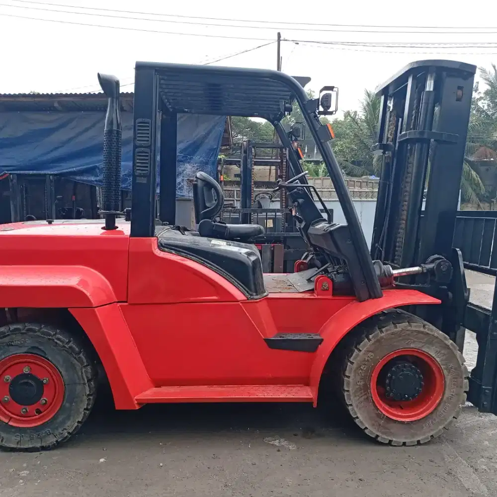 Forklift Hangcha 7 Ton,Tiang 3 Meter,Matic,Mesin Isuzu 6BG1,Tahun 2022