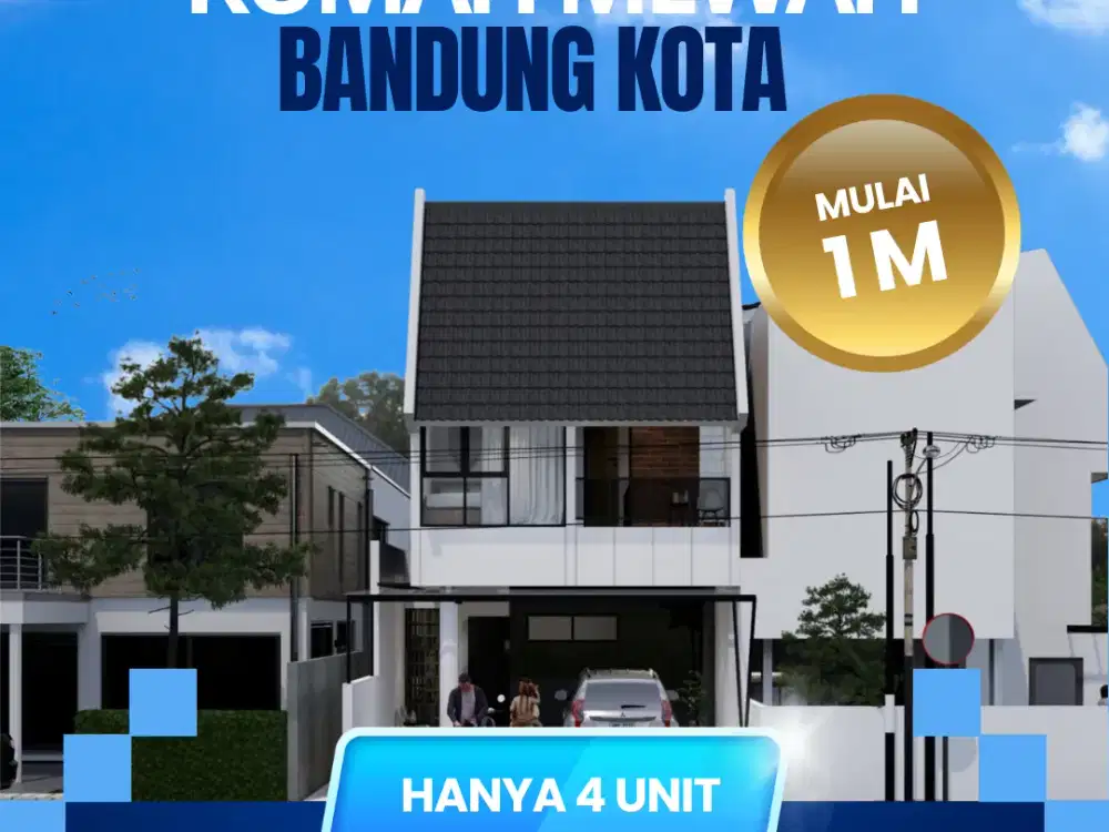 Dijual Rumah Dalam Komplek Bandung Kota, View Cantik & Udara Sejuk