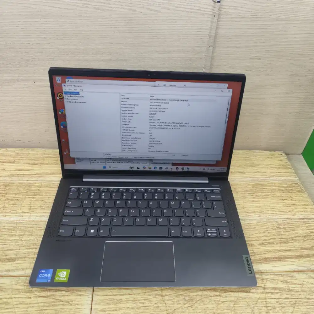 Laptop Second Lenovo Ideapad 5 Core i5-1235u Ram 16gb Ssd 512gb Mx550