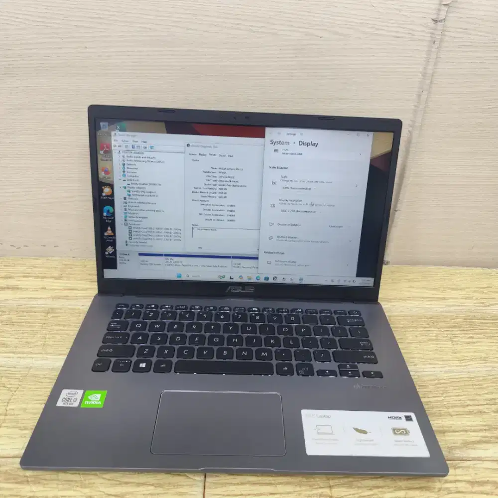 Laptop  Asus Vivobook A409jb Core i3-1005g1 Ram 4gb Ssd 256gb Mx110 hd