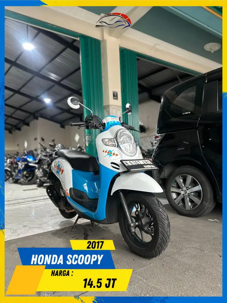 HONDA SCOOPY 2017 MURAH CIAMIK MASZEEHH HIKMAH MOTOR KEPUH MALANG