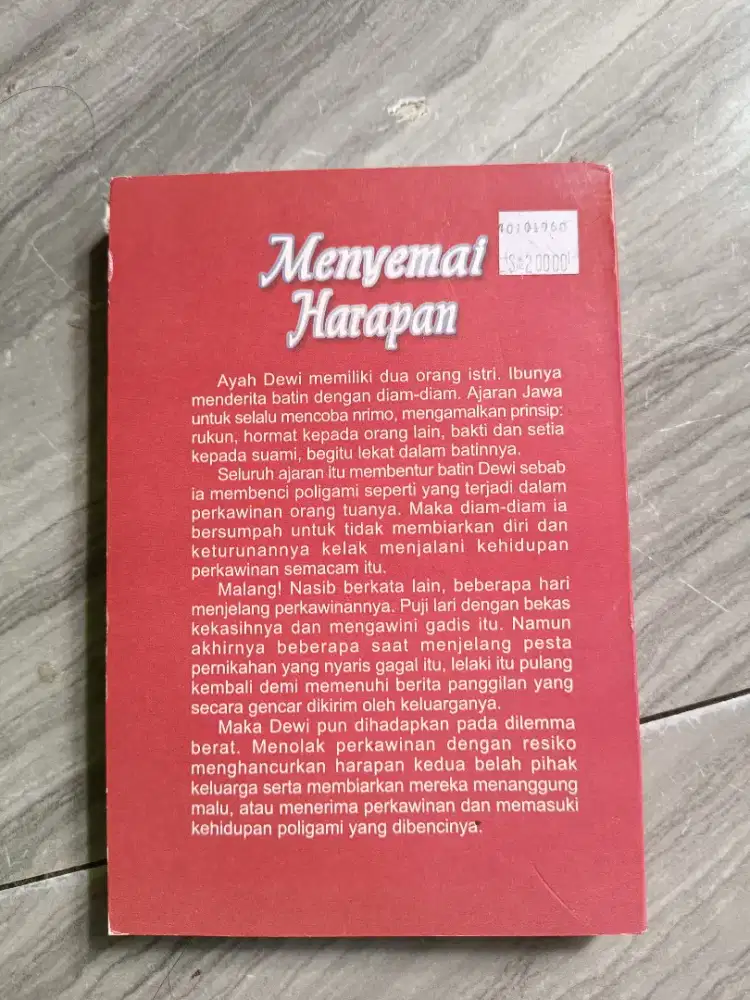 novel menyemai harapan