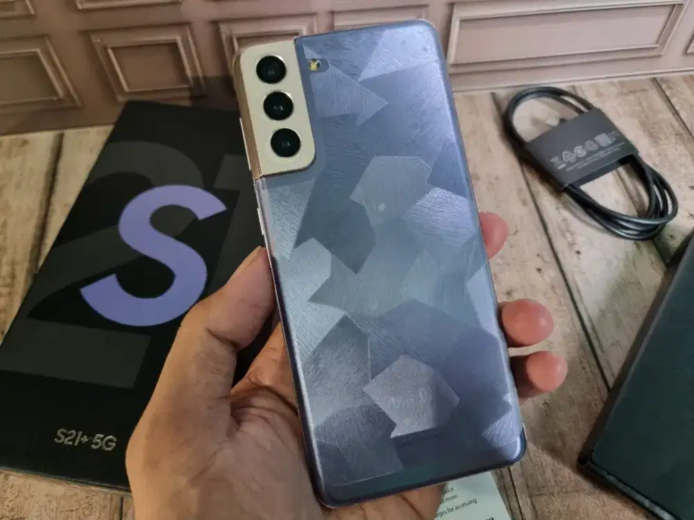 Samsung S21+ PLus 5G Mulus 95% Ram 8GB/256GB Fulset Bergaransi BisaTT