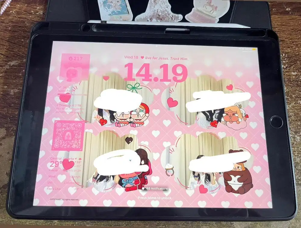 Ipad Gen 7th, 128 GB, Wifi Only, Pemakaian Cewek