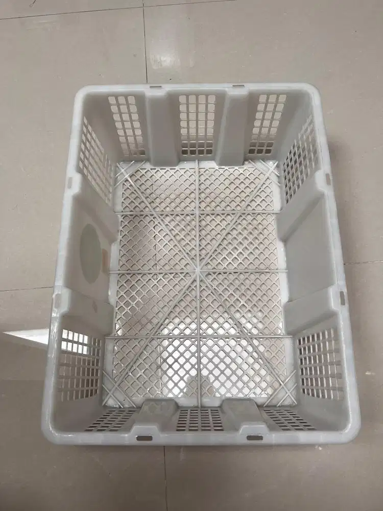 Keranjang buah tebal serbaguna + tutup