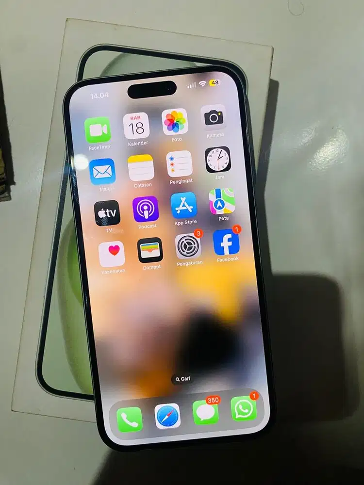 Iphone 15 plus 128gb ex ibox garansi on