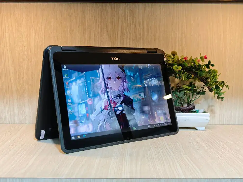 Dell Latitude 3190 2in1 Layar Touchscreen 360° 8GB/128GB Laptop Murah