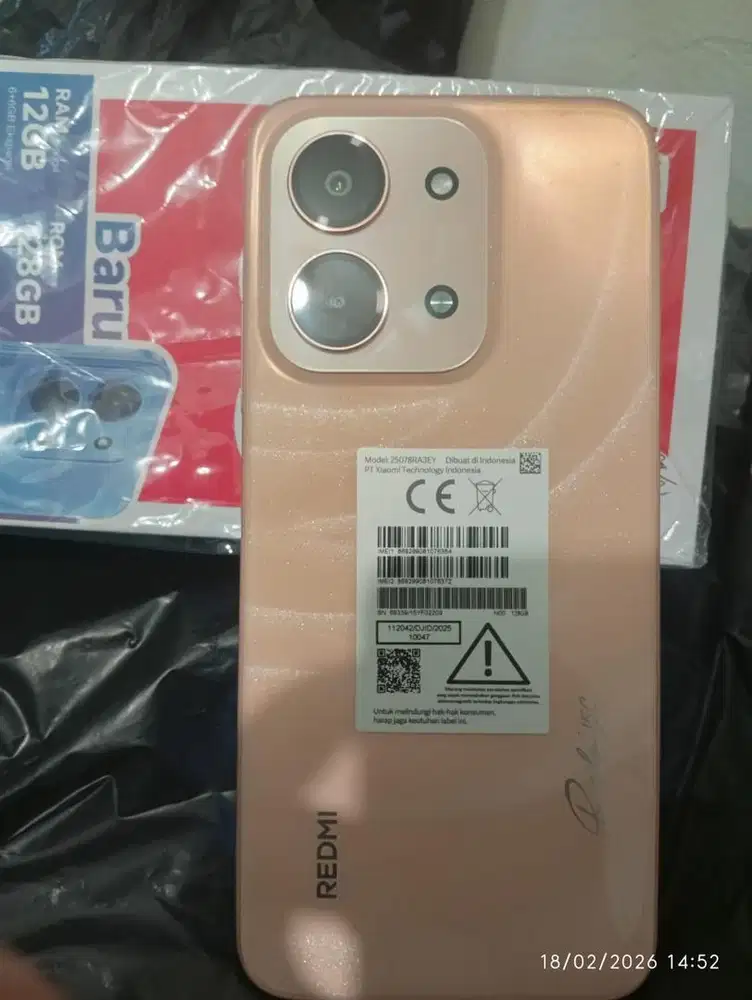 Hp redmi 15c 6+128gb