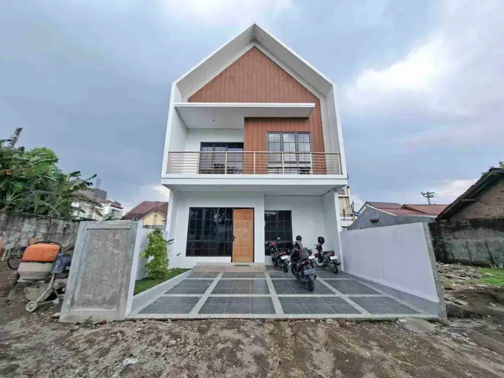 Rumah Baru Modern Dalam Cluster Di JL. Palagan km 3 Dekat HYATT, YIS, UGM