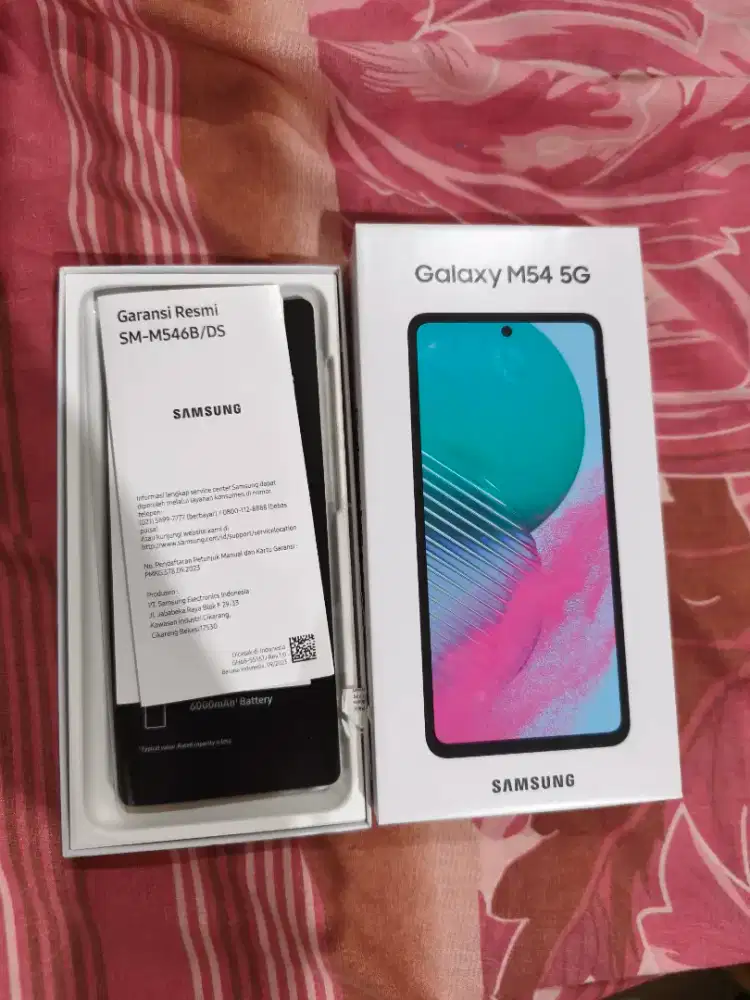 Jual Samsung M54 kondisi 95% like new. Beli dari baru