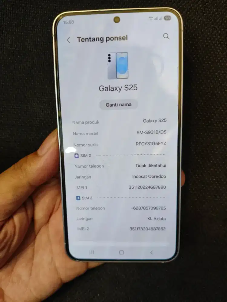 Samsung S25 12/256 unit Malaysia