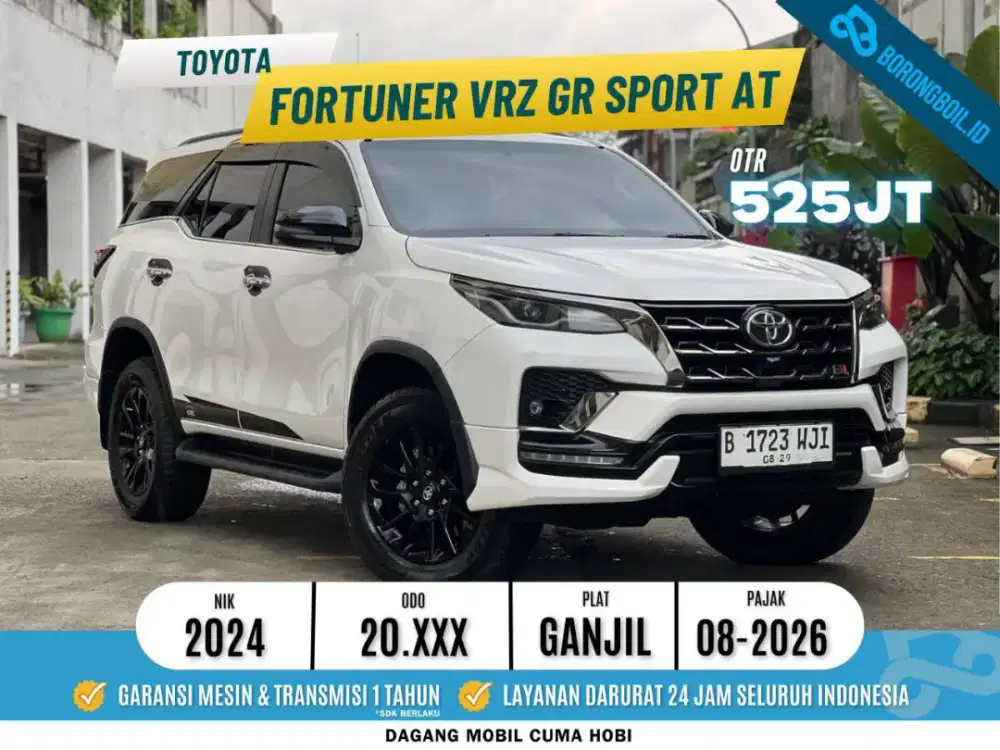 [TERMURAH] Toyota Fortuner VRZ 2.8 GR Sport AT 2024