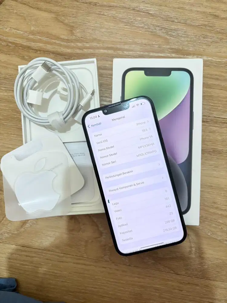 Iphone 14 256 GB Second Inter Resmi Beacukai