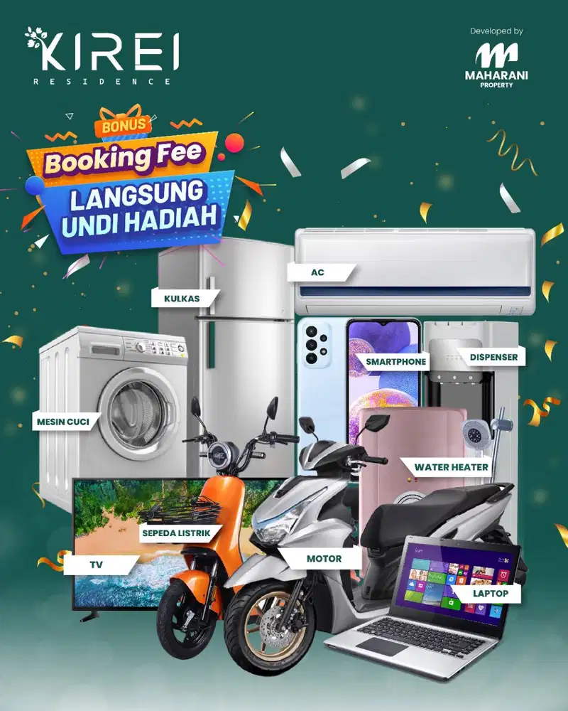 Rumah Depok Murah Mulai 500 Juta an Kirei Residence