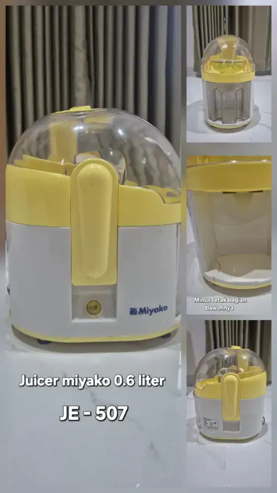 Juicer miyako 0.6 liter