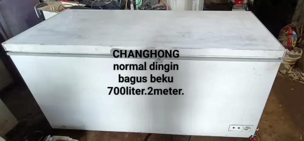 Plezeer box CHANGHONG normal dingin bagus beku 700litr