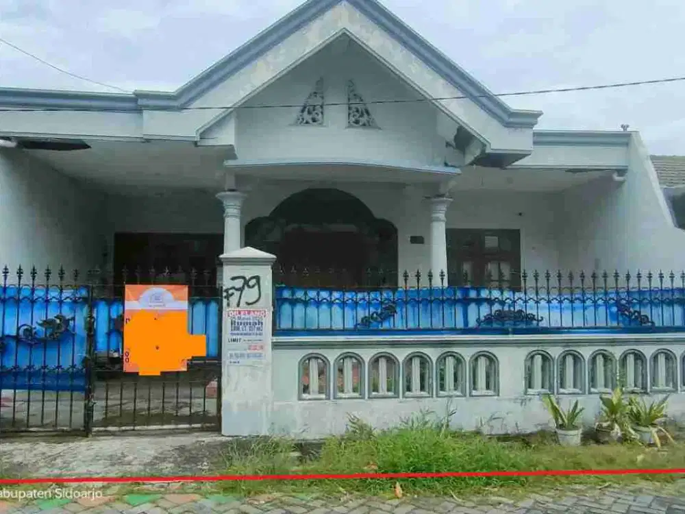 DIJUAL RUMAH 
PERUM DOLOG
JLN  : JENGGOLO II BLOK F NO 79
KEL. : PUCANG
KEC  ; SIDOARJO
KAB  : SIDOARJO