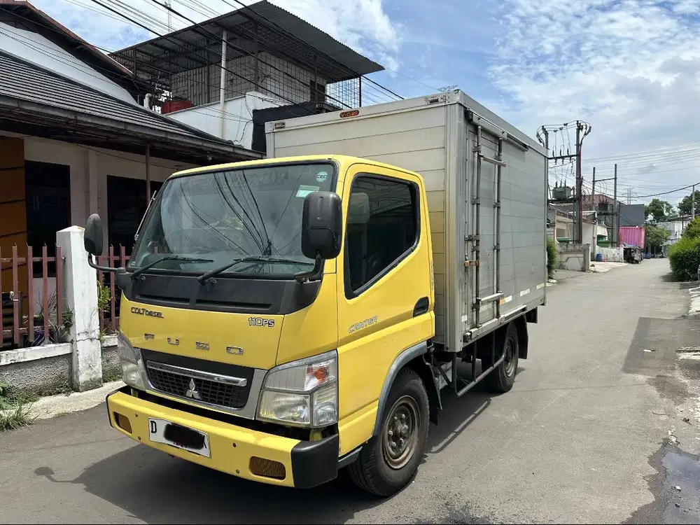 Canter Colt Diesel Engkel 2019 box truck cde fe71 cdd fuso truk bok