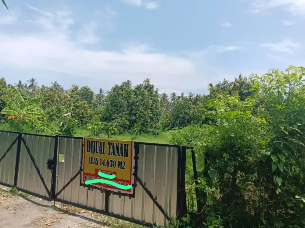 TANAH (LAND) STRATEGIC GREAT LOCATION NEAR BEACH IN BALI