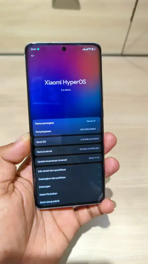 Xiaomi 12 ram 8/256 fullset ex resmi