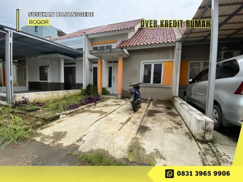 Rumah Over Kredit LT130 dkt Sta KA 69JT di Graha Kirana Residence Bojonggede