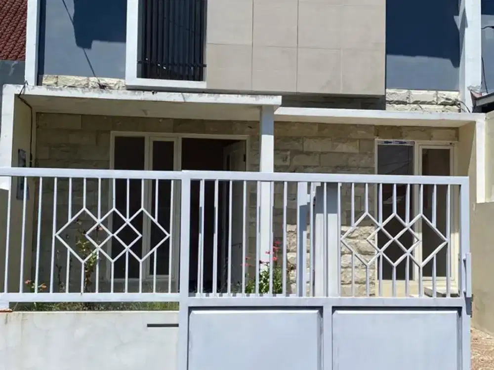 Rumah baru on proses minimalis 1 lantai di pondok maritim wiyung