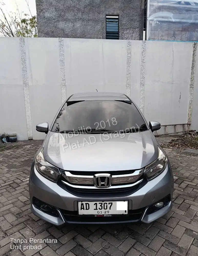 Honda Mobilio E CVT 2018 Abu-abu Bulan | Terawat | Plat AD (Sragen)