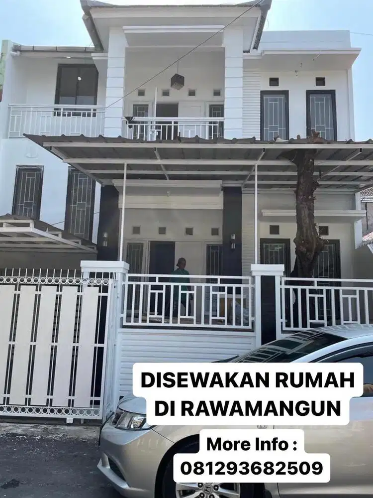 Disewakan rumah strategis minimalis Rawamangun