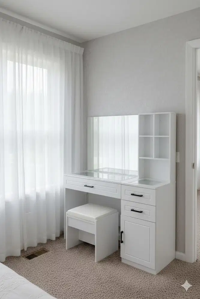 meja rias cantik dan estetik