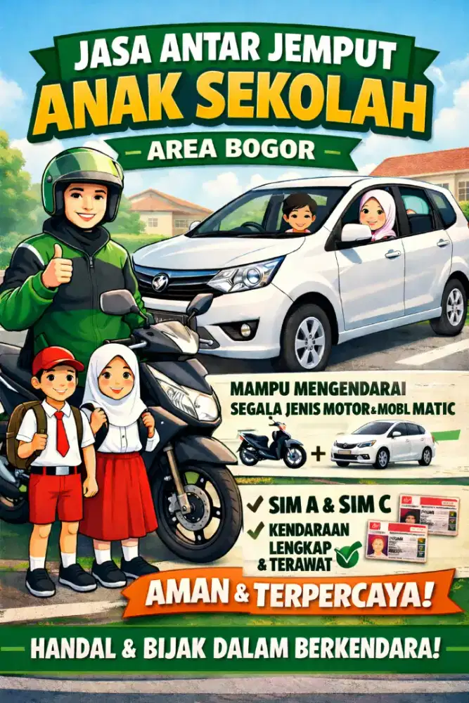 Jasa antar anak sekolah