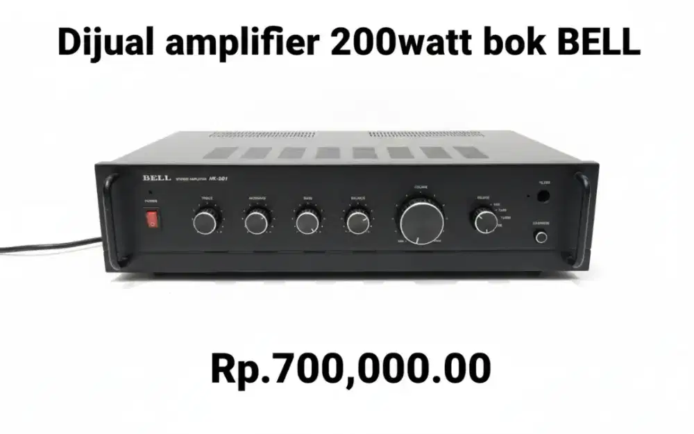 Amplifier 200watt Bok BELL