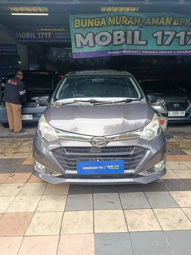 DAIHATSU 2018 SIGRA R 1.2 A/T ABU-ABU MURAH MOBIL1717