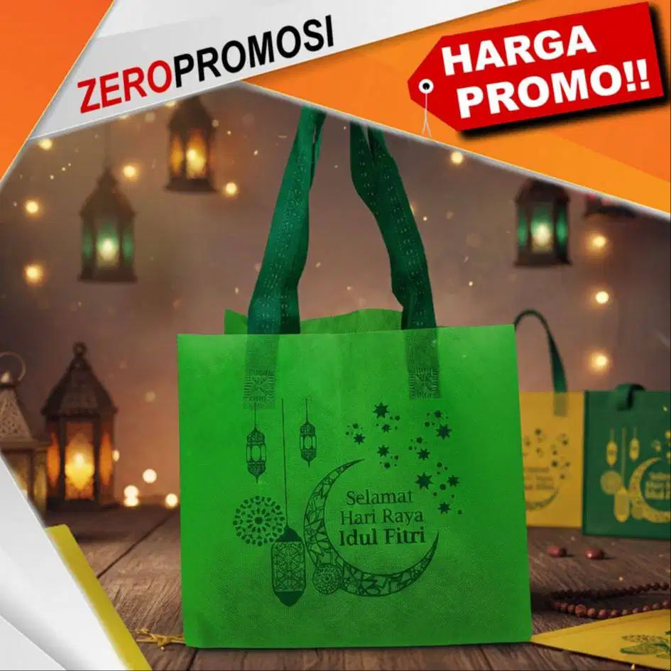 Tas Spunbond Eco Cake Hampers Lebaran Idul Fitri