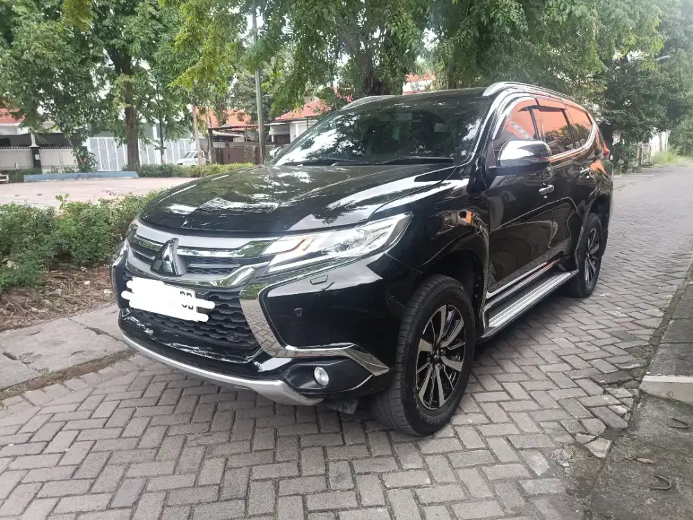 Low Km! Pajero Sport Dakar Ultimate 2019 (L) Tgn1 Bagus Fortuner Hitam