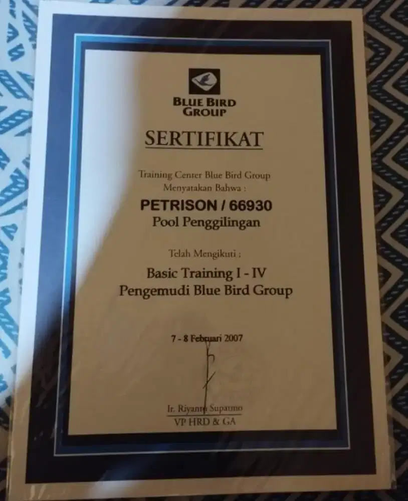 Sopir keluarga senior