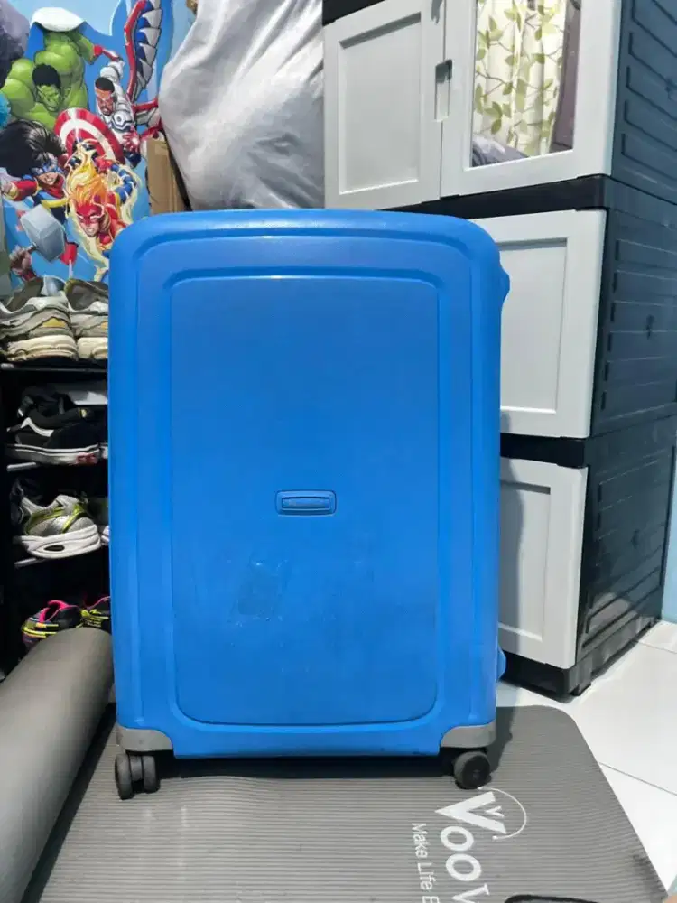 Koper Samsonite spinner 100% original tipe Scure medium size 25 inchi