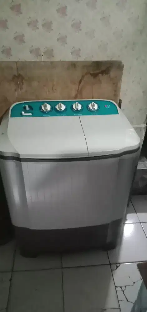 MESIN CUCI LG 2 TABUNG BAGUS & ORIGINAL