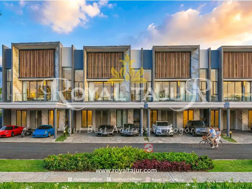Rumah Bergaya American Style di Tengah Kota Bogor - Free PPN - Tanpa DP - Langsung SHM - Subsidi Biaya KPR