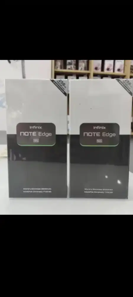 Infinix note edge 5G 8/256 layar lengkung