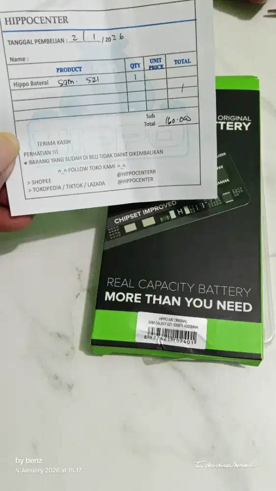 Batrei Samsung S21 Hippo Ori New 1000%